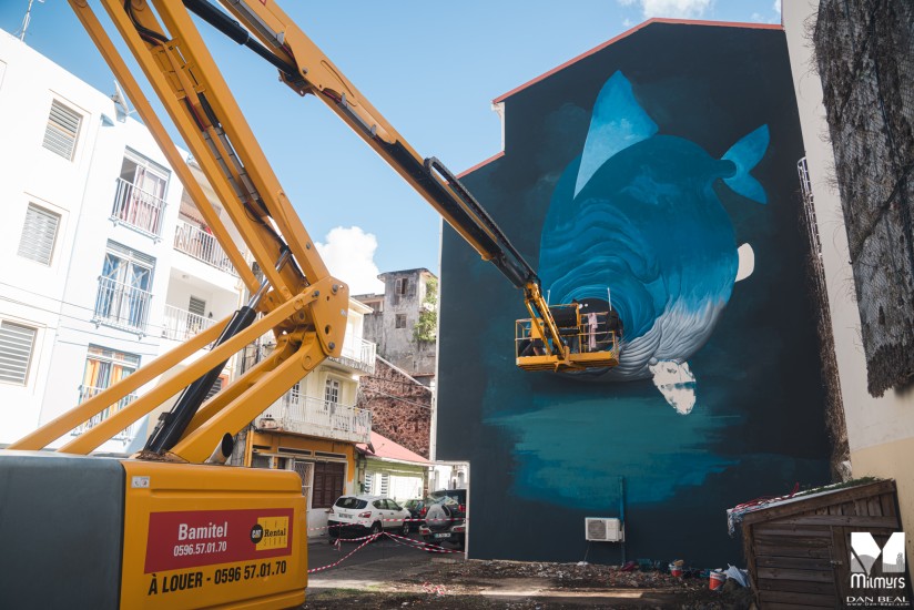 Milmurs production, Street-art, Martinique, Montréal, Bamitel