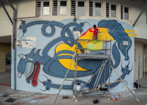 Milmurs production, Street-art, Martinique, Montréal, Amy Lee - festival fort de france 2019