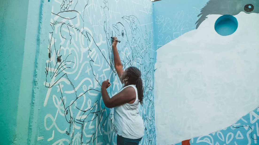 Aurélie-Argyre-Sainte-Marie Milmurs production, Street-art, Martinique, Montréal