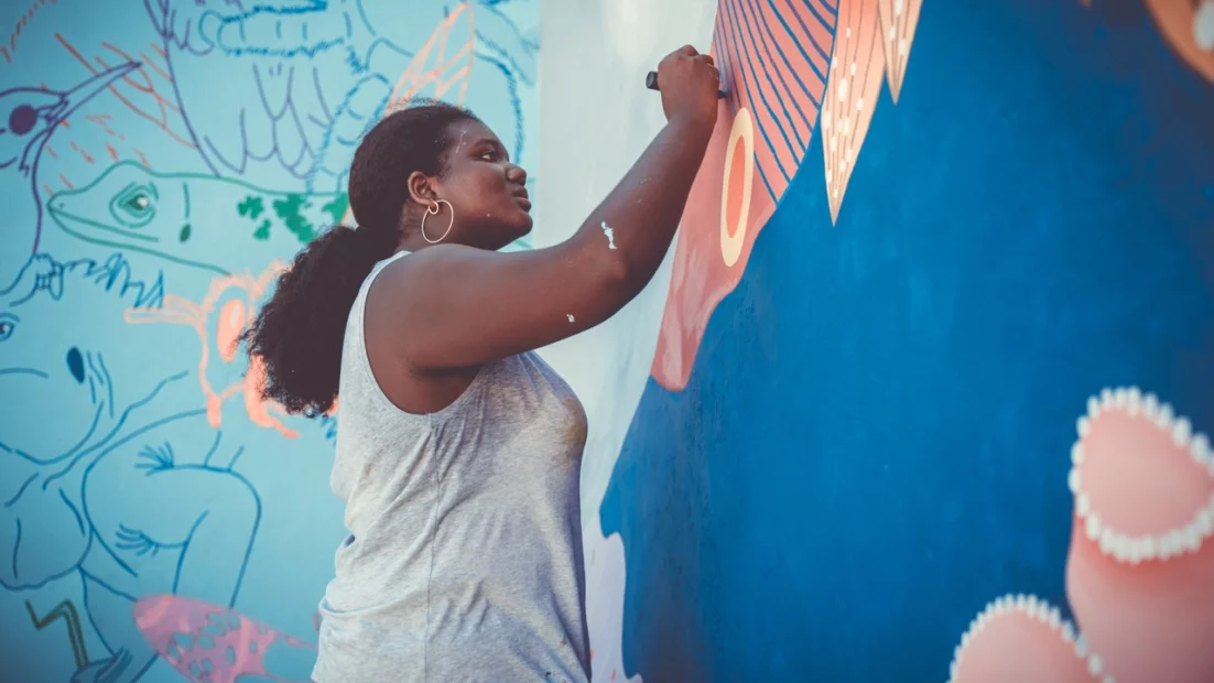 Aurélie-Argyre-Sainte-Marie Milmurs production, Street-art, Martinique, Montréal