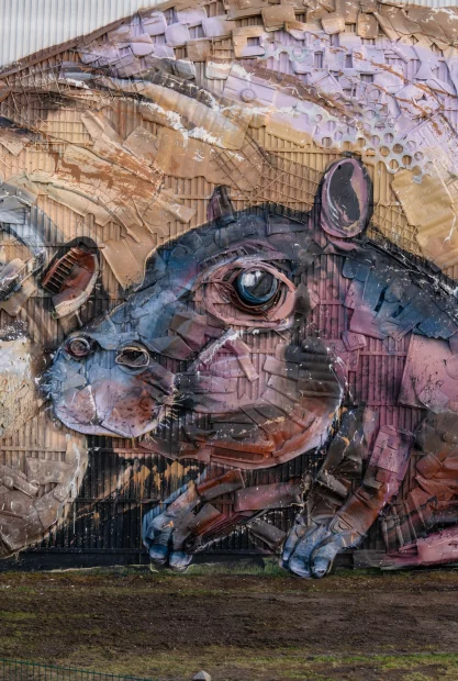 Bordalo - Festival Internationnal de Bègles, Bordeaux Métropole - Milmurs production - Art-Mural - Street-art