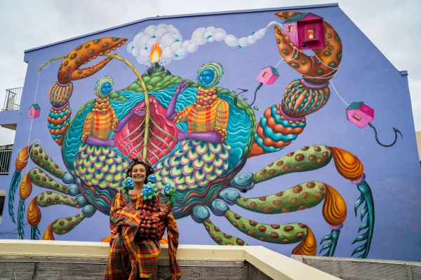 Milmurs production, Street-art, Martinique, Montréal, Danaé Brissonnet - festival fort de france 2019