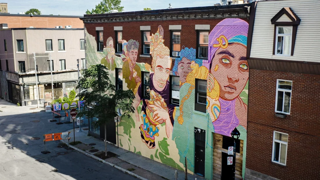 Doras - festival montréal 2022 - Milmurs Production - Street-Art - Art-mural