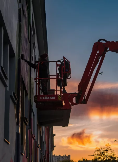 Conviés par Nadau Architecture, Milmurs a eu le privilège de produire la première édition du festival international d'art mural de la ville de Bègles.