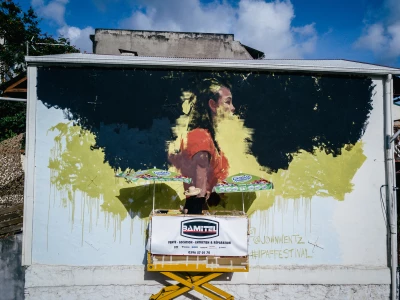 Milmurs production, Street-art, Martinique, Montréal, John Wentz - festival Fort de France 2019