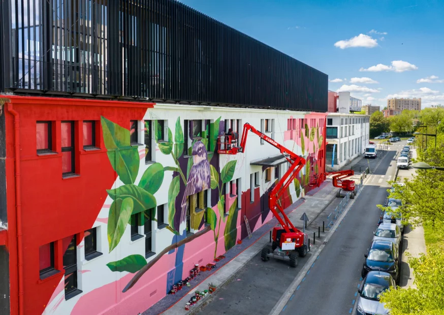 Nicole Salgar - festival Bègles 2023 - Milmurs Production - Street-Art - Art-mural