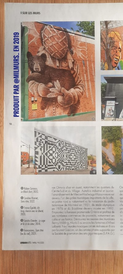 Milmurs production, Street-art, Martinique, Montréal, PAM Montréal 2020