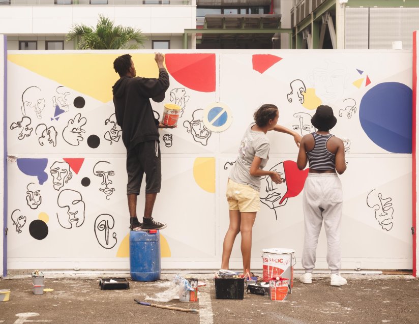 Milmurs production, Street-art, Martinique, Montréal, Street-Art-Tour Martinique